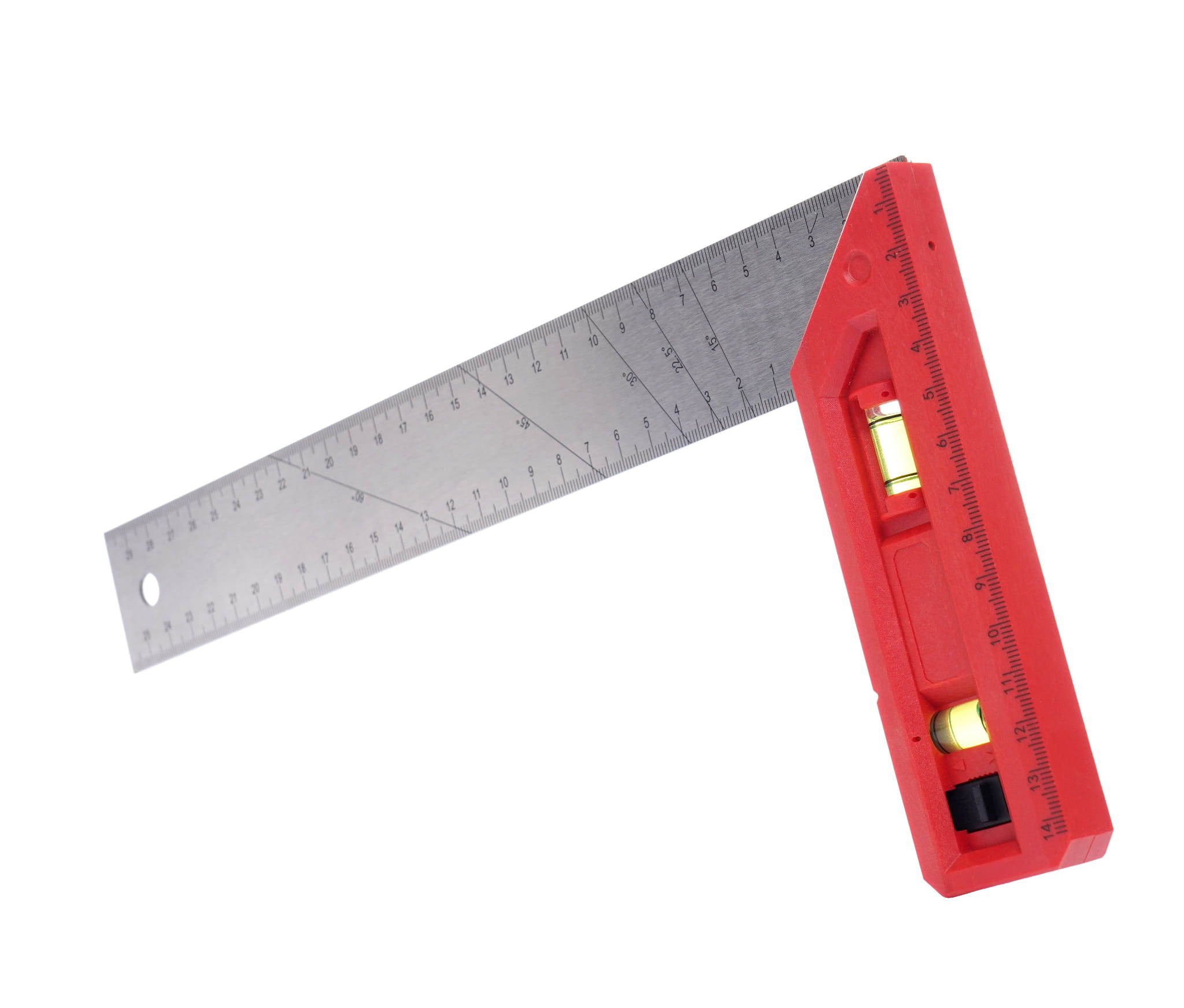 Úhelník s vodováhou 300-603mm KD10727