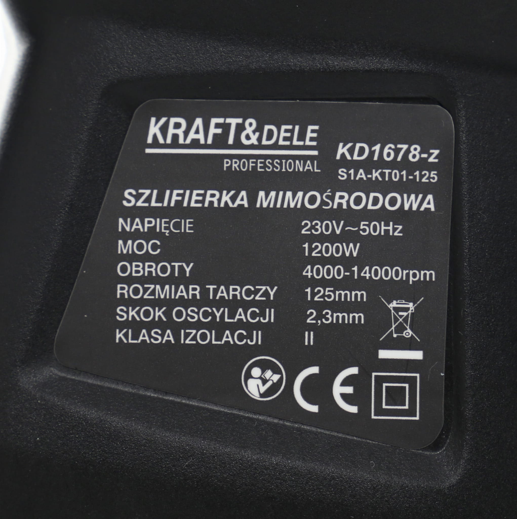 Excentrická bruska KING SERIES KD1678-Z