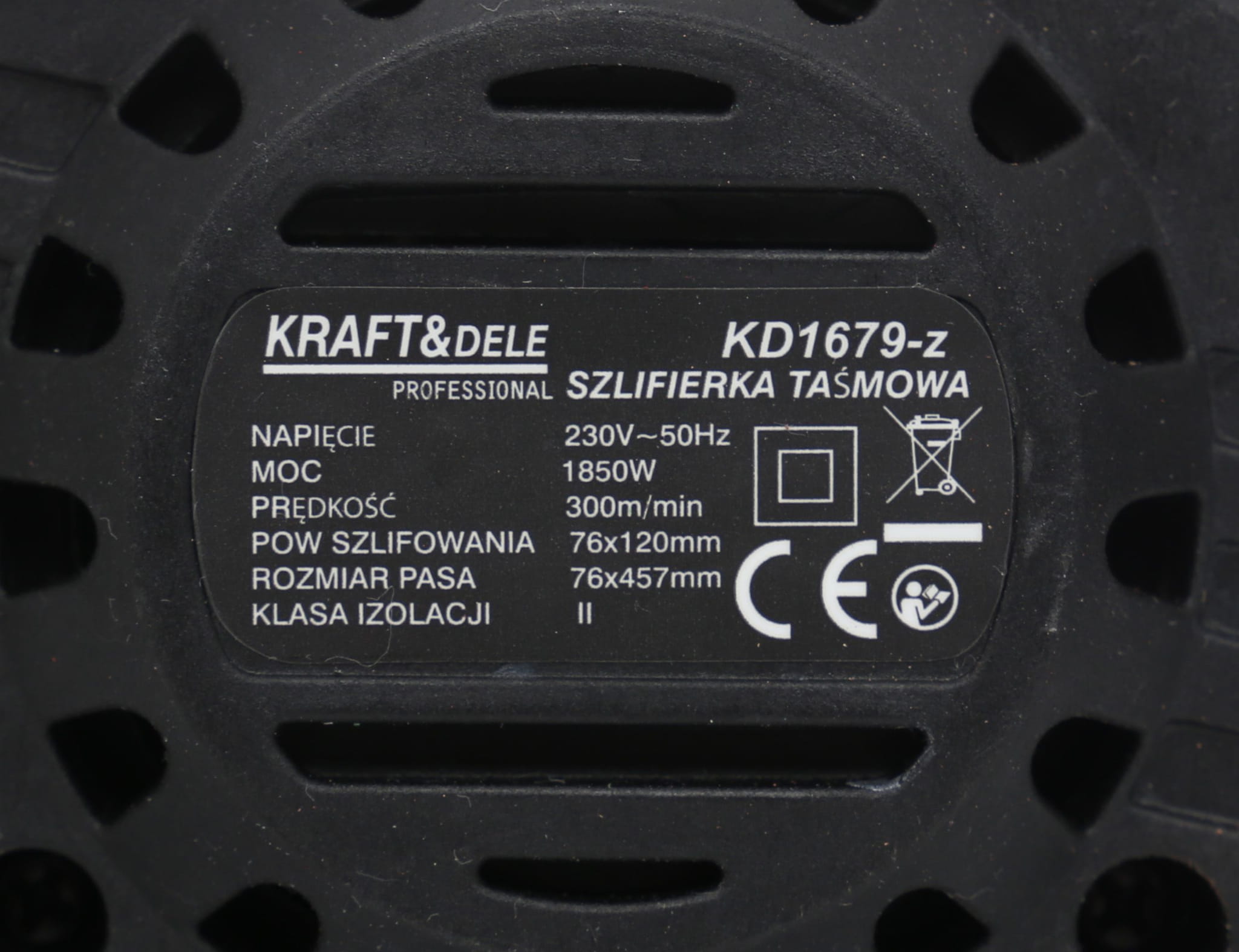 Pásová bruska KING SERIES KD1679-Z