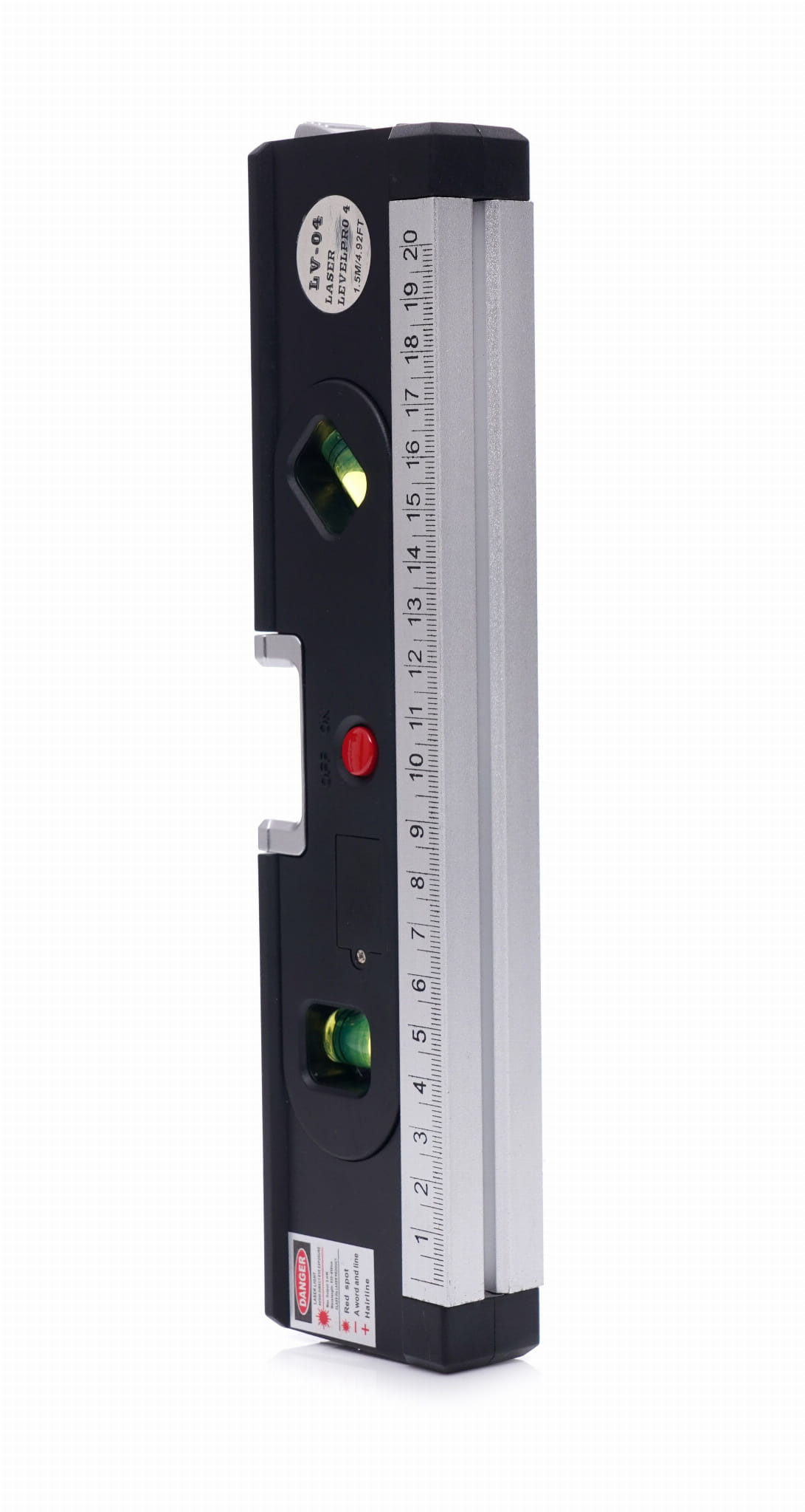Laserová vodováha s měřidlem 150 cm KD10438