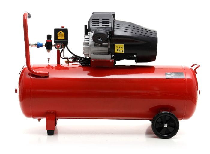 Olejový kompresor 100L 2 Písty KD1480 + Separátor
