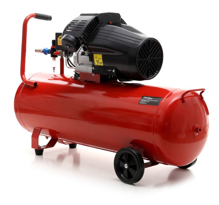 Olejový kompresor 100L 2 Písty KD1480 + Separátor