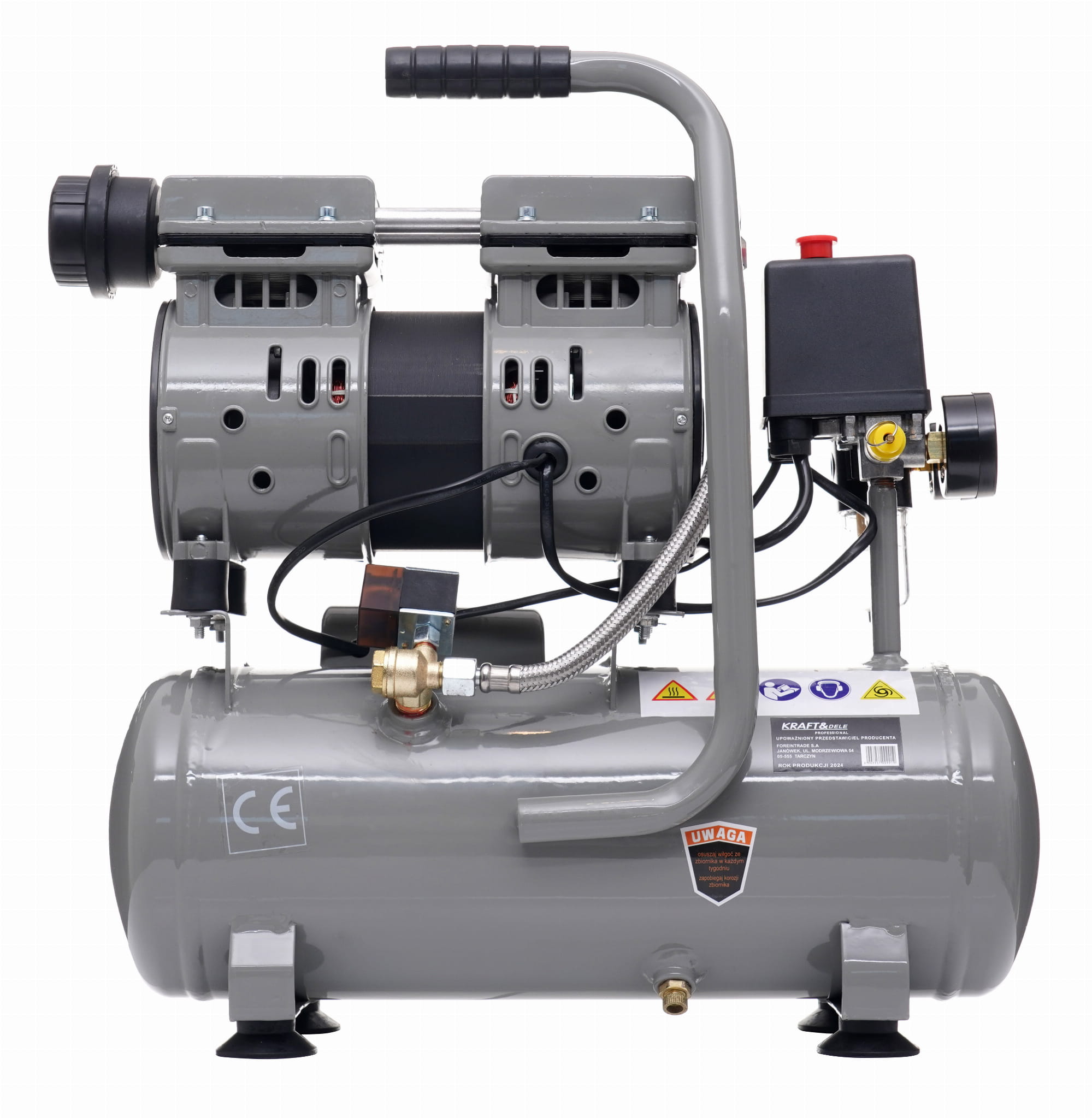 Bezoljový kompresor 9L 550W KD1384