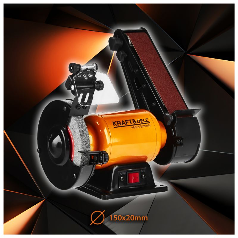 Stolní/pásová bruska 1800W 150x20 mm KD568