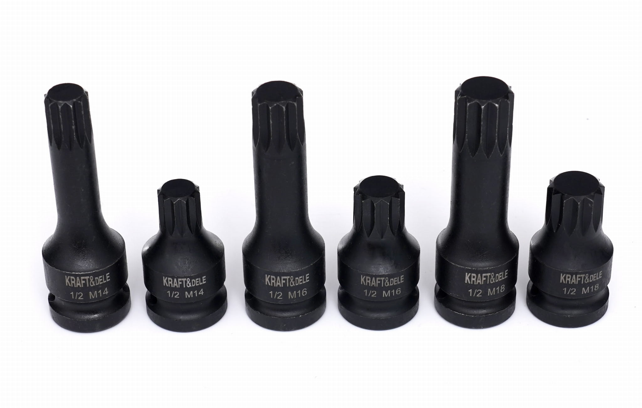 NÁSTRČNÉ KLÍČE 1/2" M14 M16 M18 6 ks. KD11761