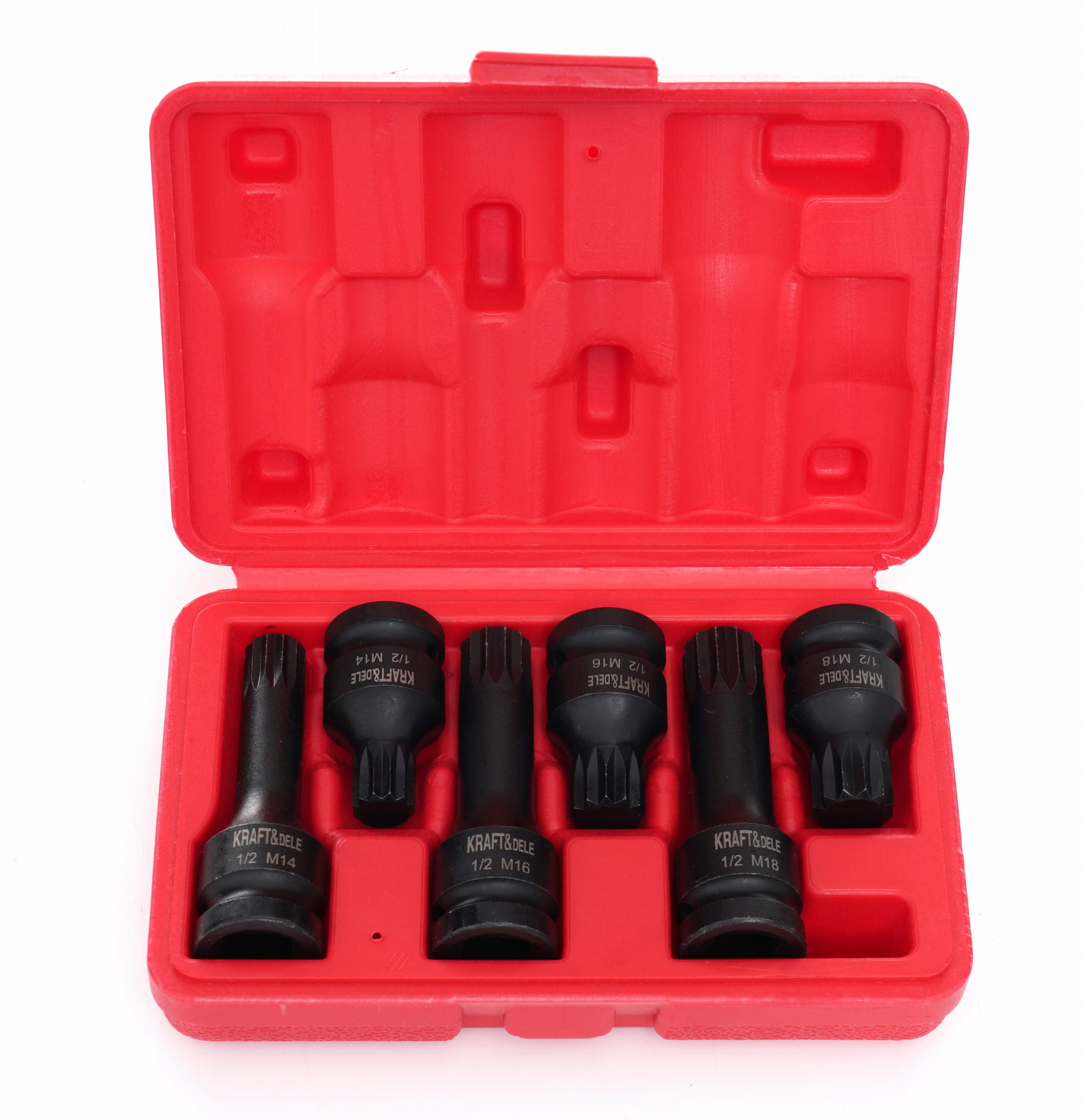 NÁSTRČNÉ KLÍČE 1/2" M14 M16 M18 6 ks. KD11761
