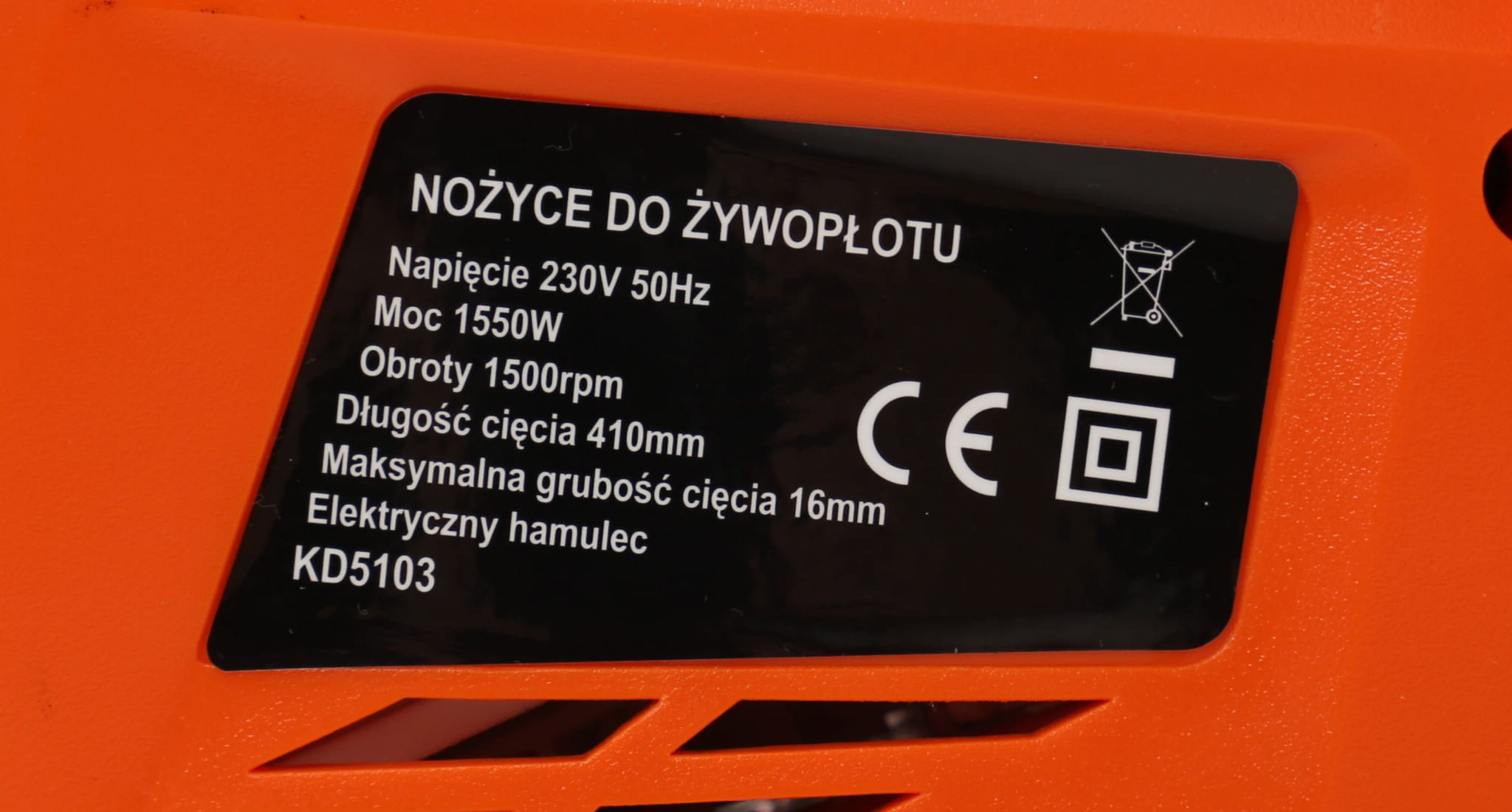 ELEKTRICKÉ NŮŽKY NA ŽIVÝ PLOT 1550W KD5103