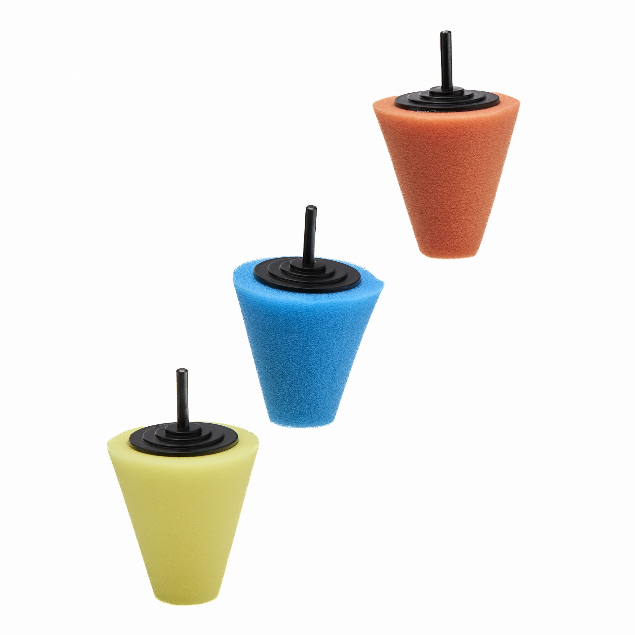 Lešticí houby kužel pro ráfky 150 mm sada 3 ks KD1592