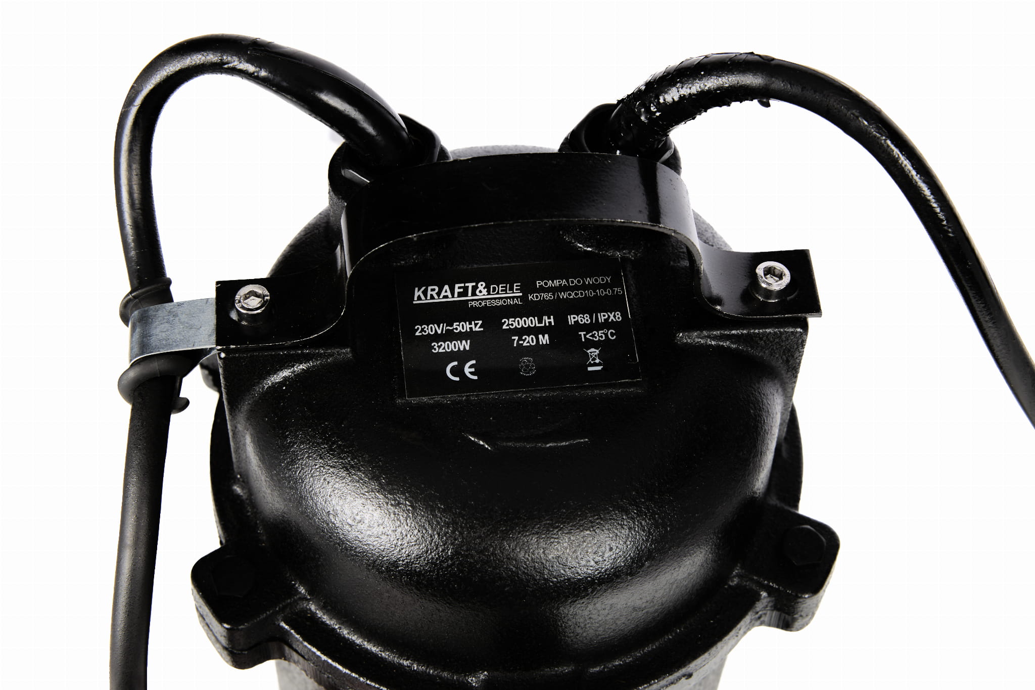 PONORNÉ ČERPADLO NA VODU S DRTIČEM a plovákem 3200W KD765