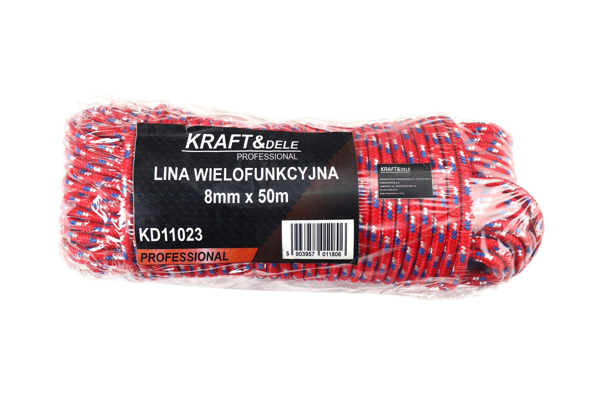 LANO VÍCEÚČELOVÉ 8MM x 50M KD11023