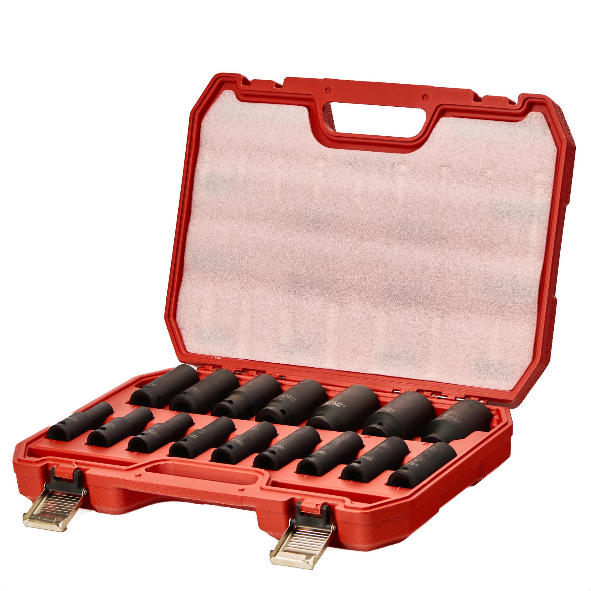 NÁSTRČNÉ KLÍČE RÁZOVÉ 1/2" 10-32 mm 16ks KD11749