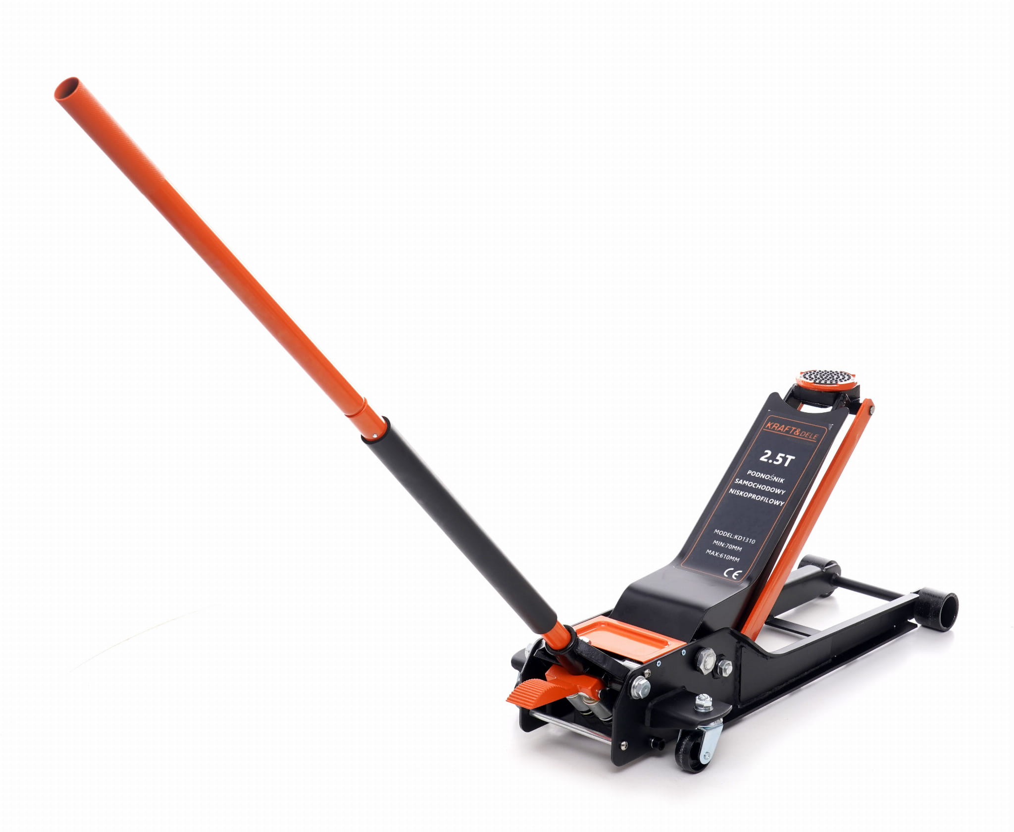 Nízkoprofilový Zvedák do Auta 2,5T 70-610mm KD1310