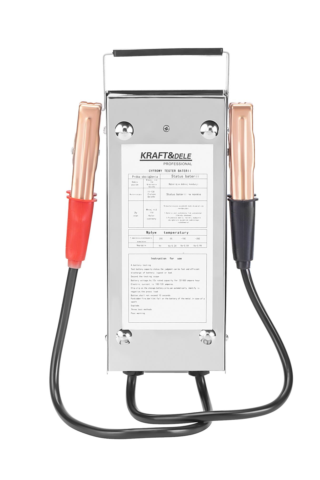 Digitální tester pro kontrolu 12V akumulátorů 150-1400A KD5674