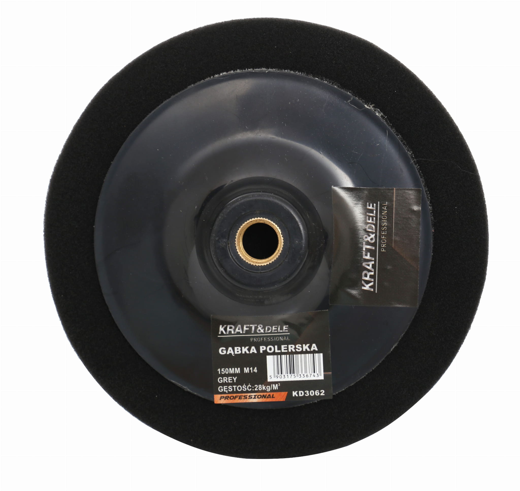 Lešticí houba 150 mm černá