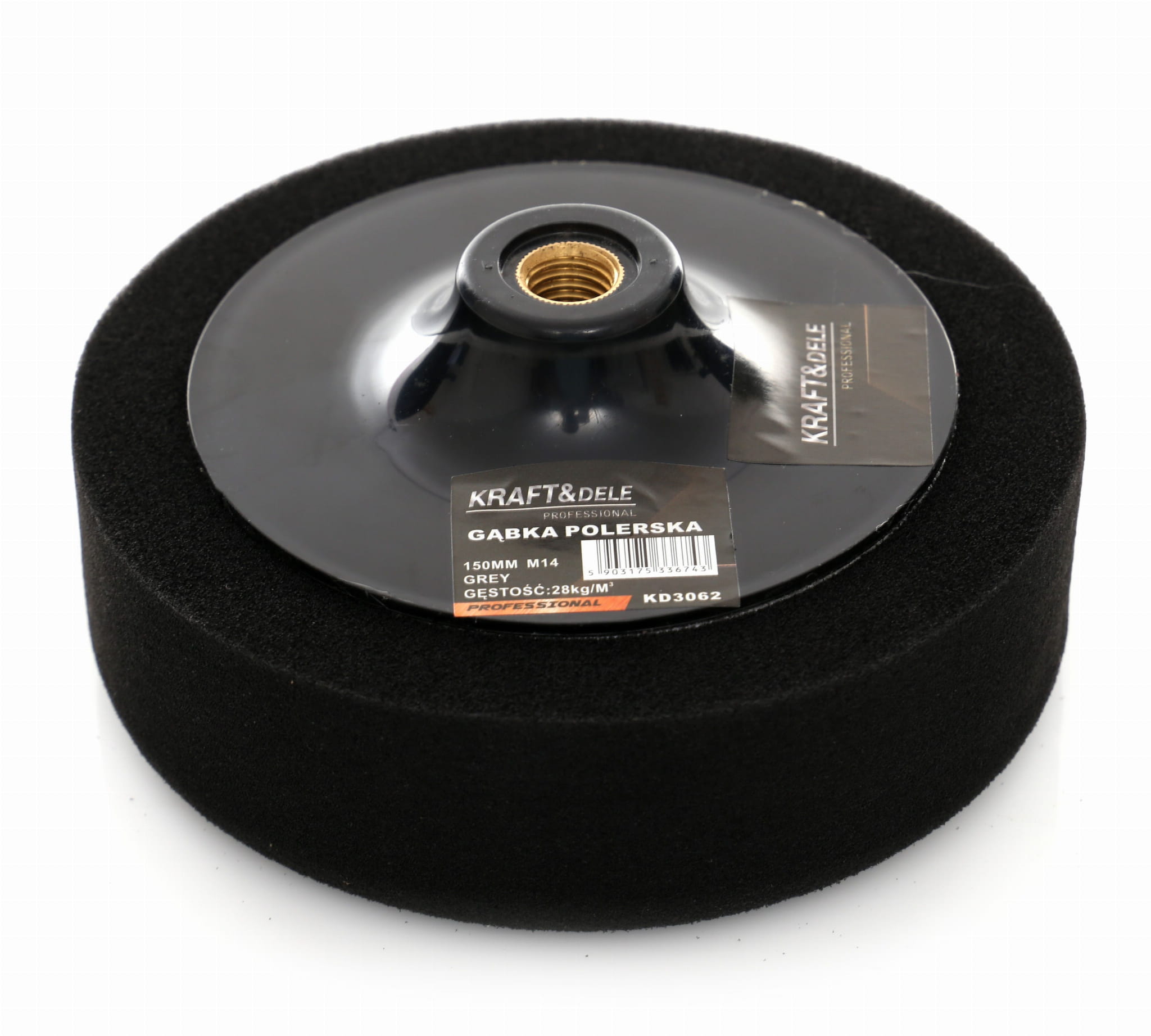 Lešticí houba 150 mm černá