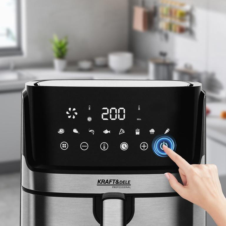 AIRFRYER Horkovzdušná fritéza 8L KRAFT&DELE KD4101 1850W