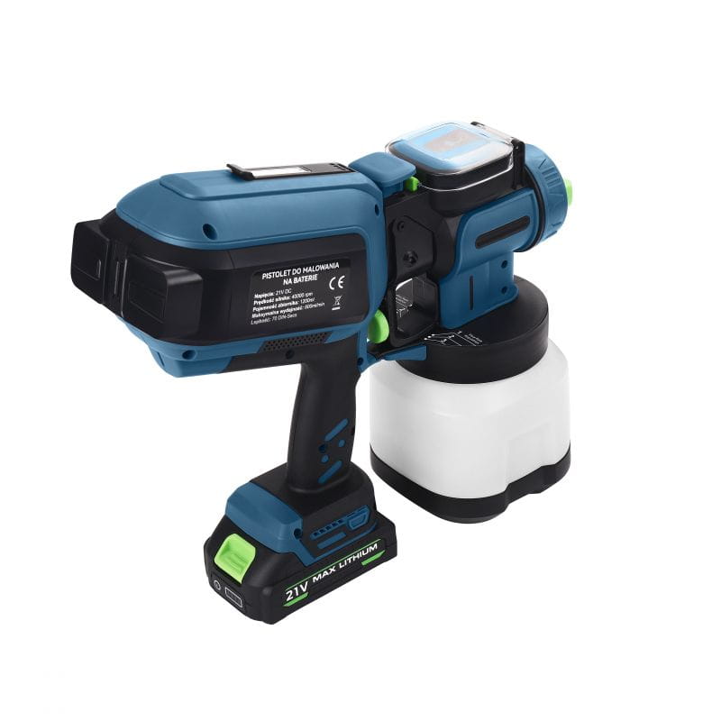 Akumulátorová stříkací pistole 21V 2500mAh KD5480