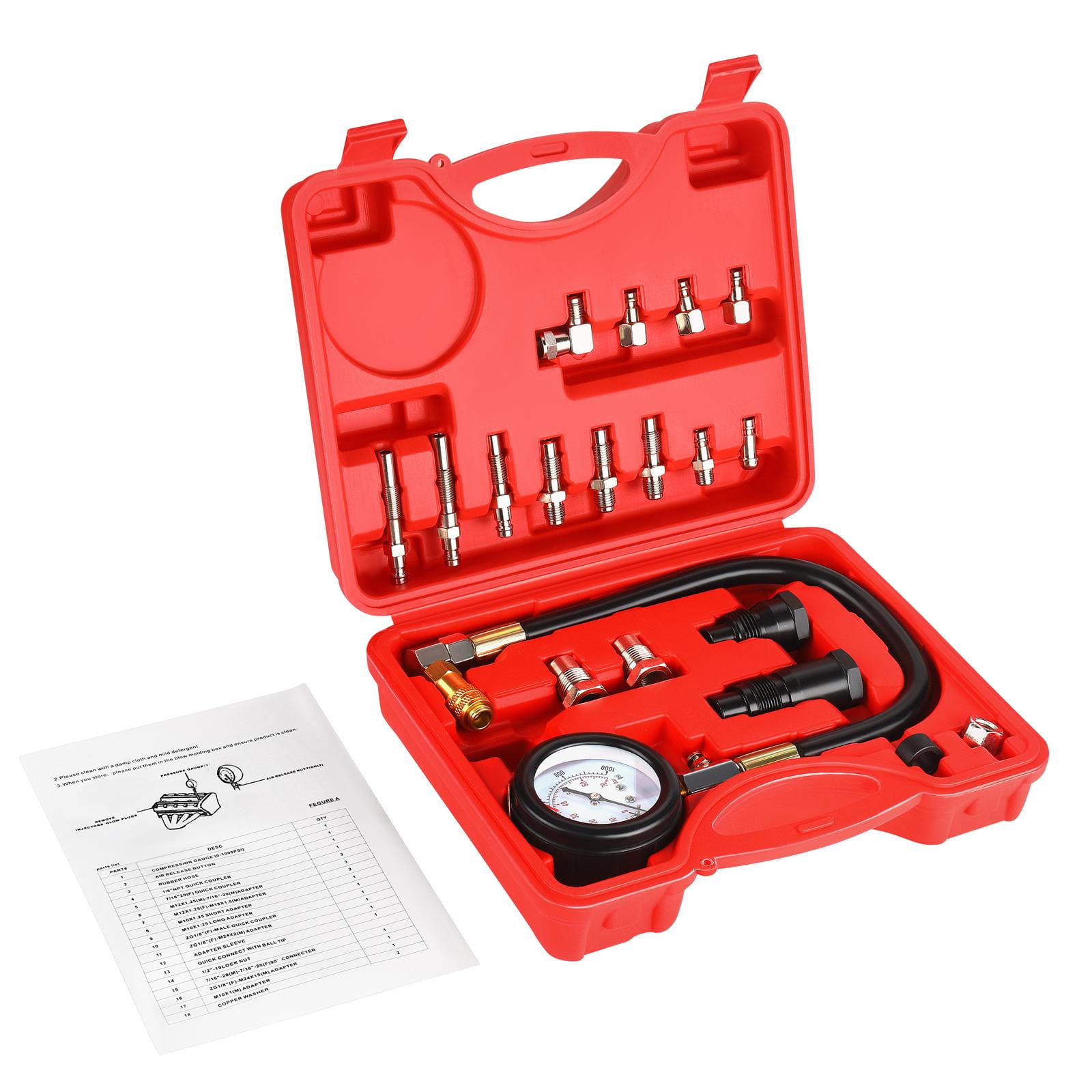 Tester měřič tlaku diesel 0-70bar KD12538