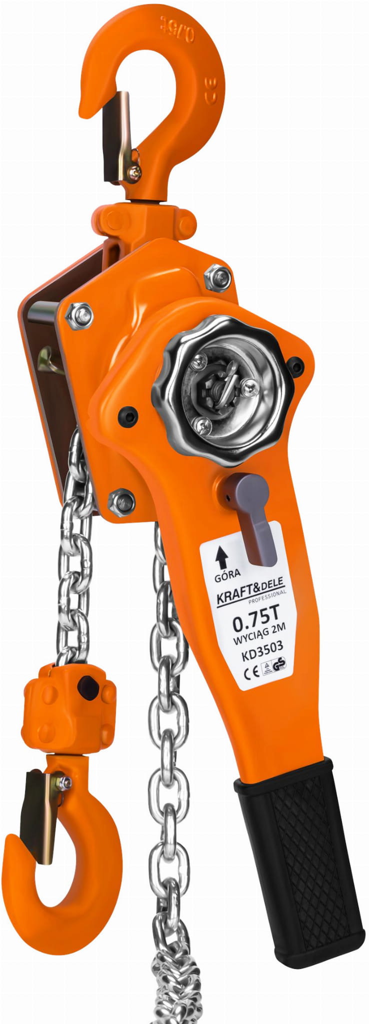 Páková kladkostroj 0,75T 2m KD3503