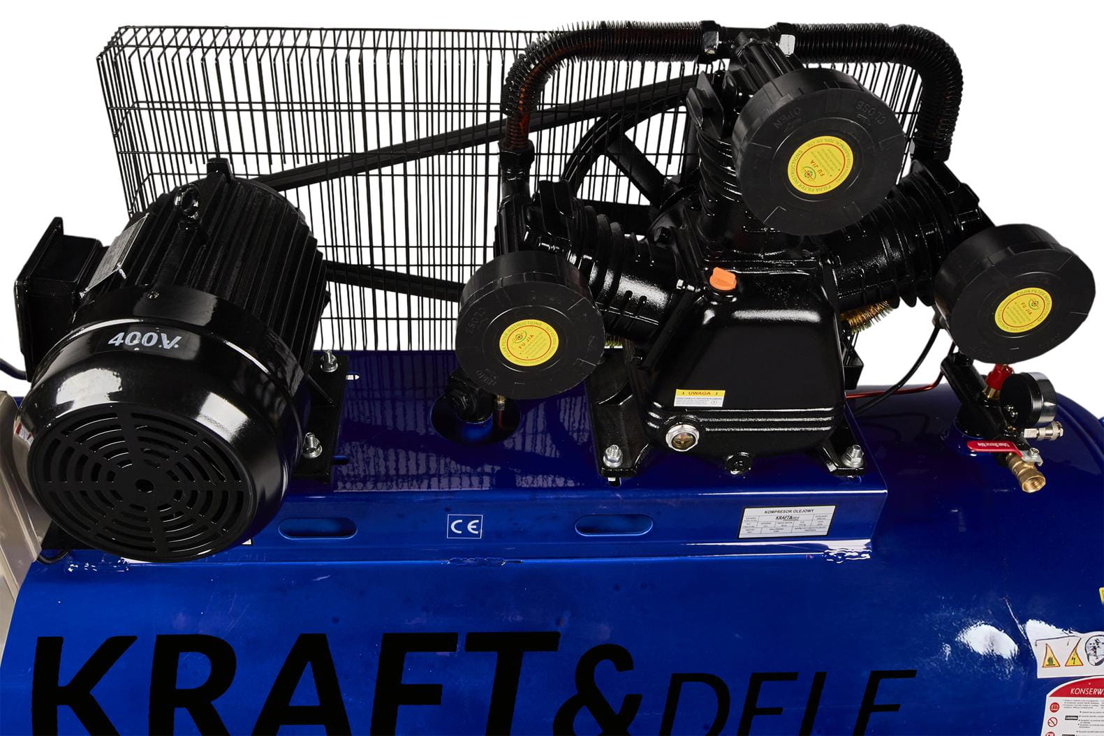 Olejový kompresor 500L / 3 písty / 400V KD4062