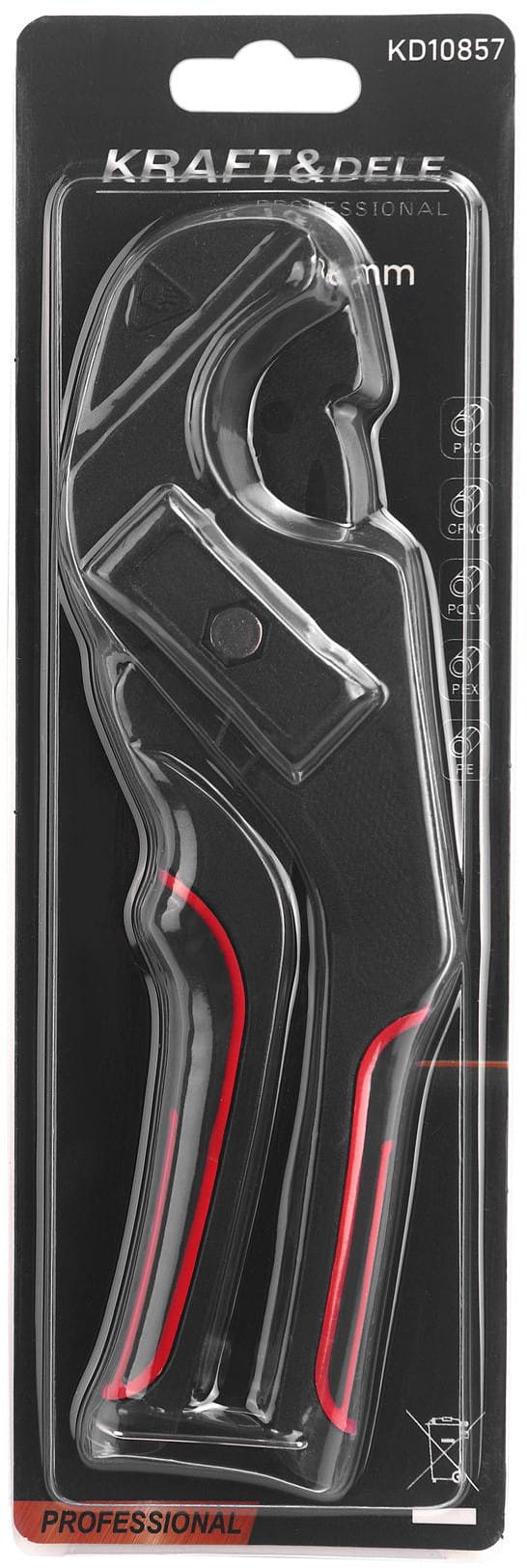 Řezačka trubek na PVC, plasty a hliník KD10857