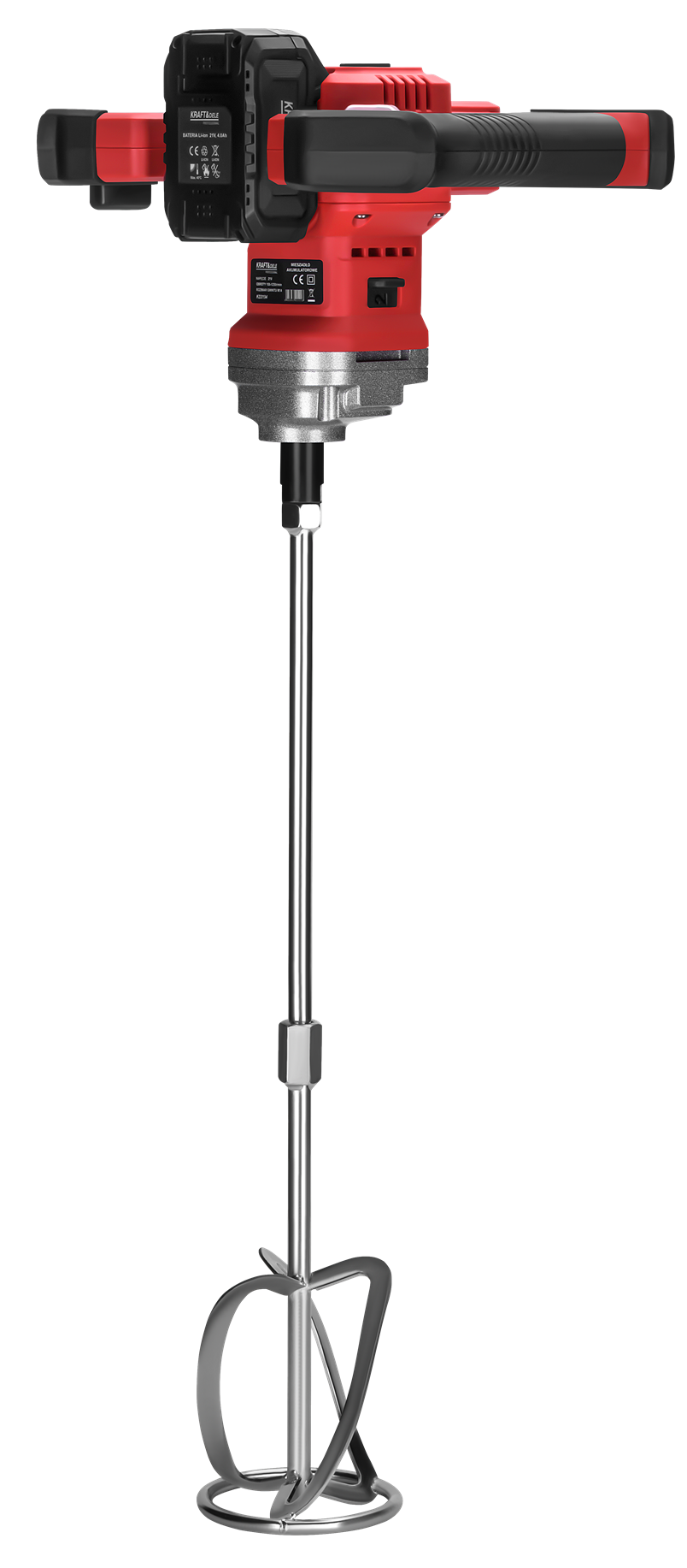 AKUMULÁTOROVÉ MÍCHADLO 21V M14 140mm BEZKARTÁČOVÉ 2 x 4Ah KD3194