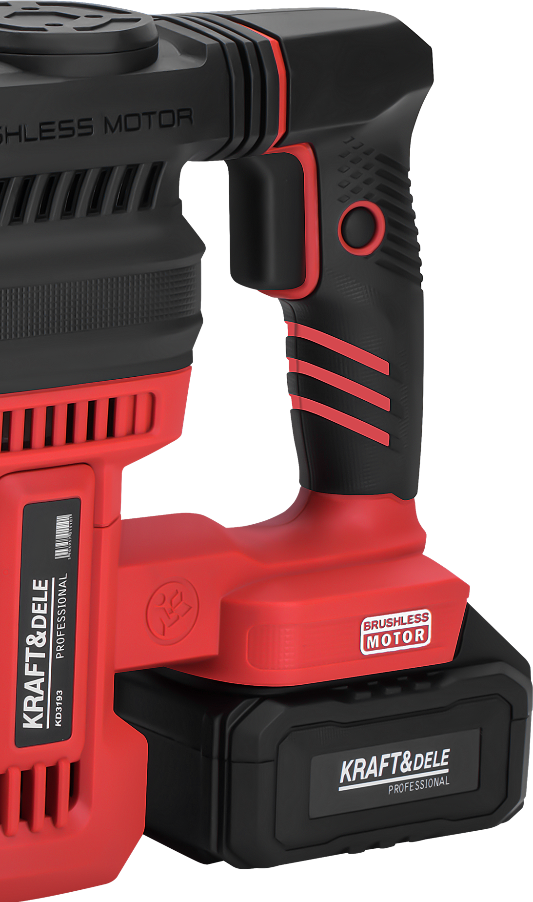 Akumulátorové vrtací kladivo 21V 7,5J BEZKARTÁČOVÉ 2 x 4Ah KD3193