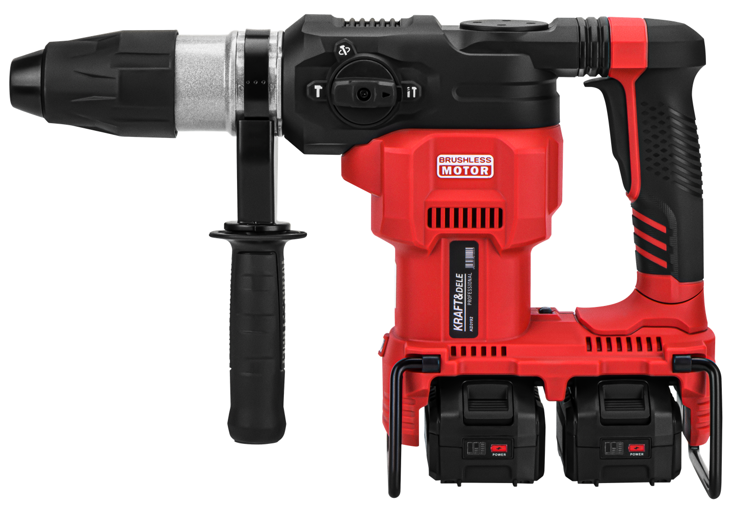 Akumulátorové vrtací kladivo 42V 10J BEZKARTÁČOVÉ 2 x 4Ah KD3192