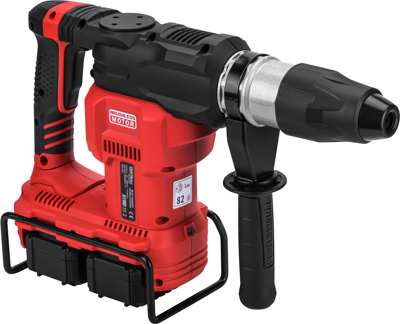 Akumulátorové vrtací kladivo 42V 10J BEZKARTÁČOVÉ 2 x 4Ah KD3192