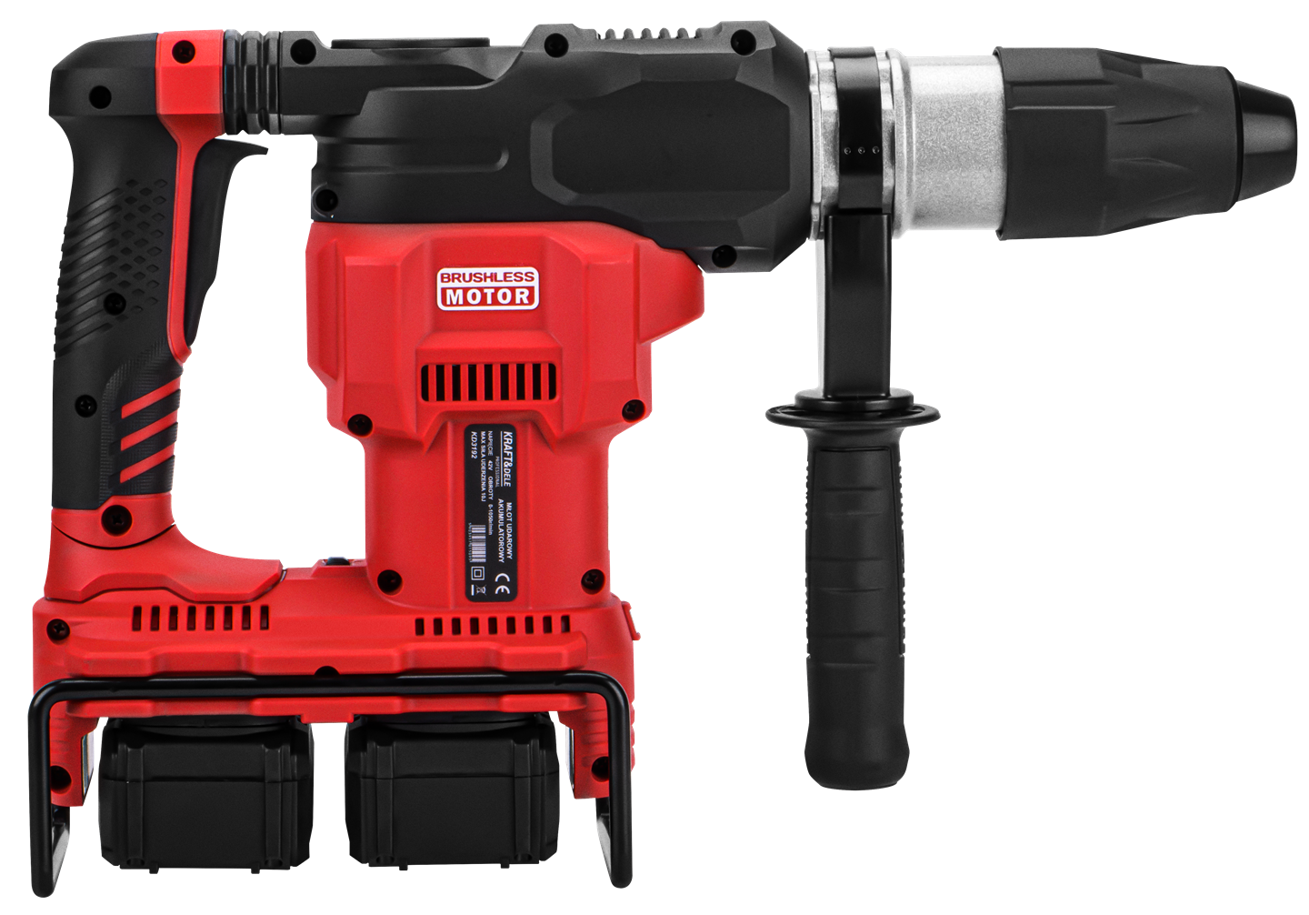 Akumulátorové vrtací kladivo 42V 10J BEZKARTÁČOVÉ 2 x 4Ah KD3192