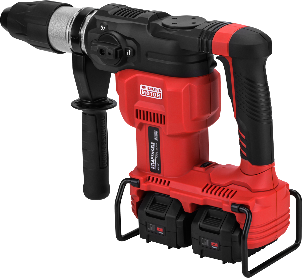 Akumulátorové vrtací kladivo 42V 10J BEZKARTÁČOVÉ 2 x 4Ah KD3192