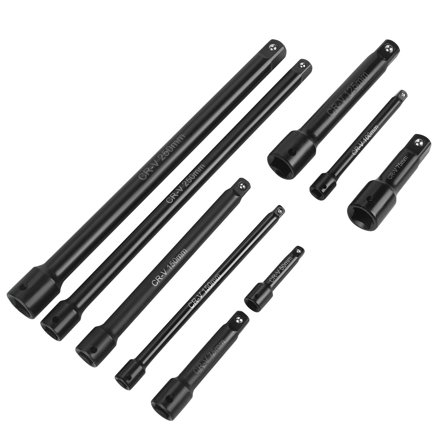 Sada rázových prodloužení 9ks 1/4" 3/8" 1/2" KD12532