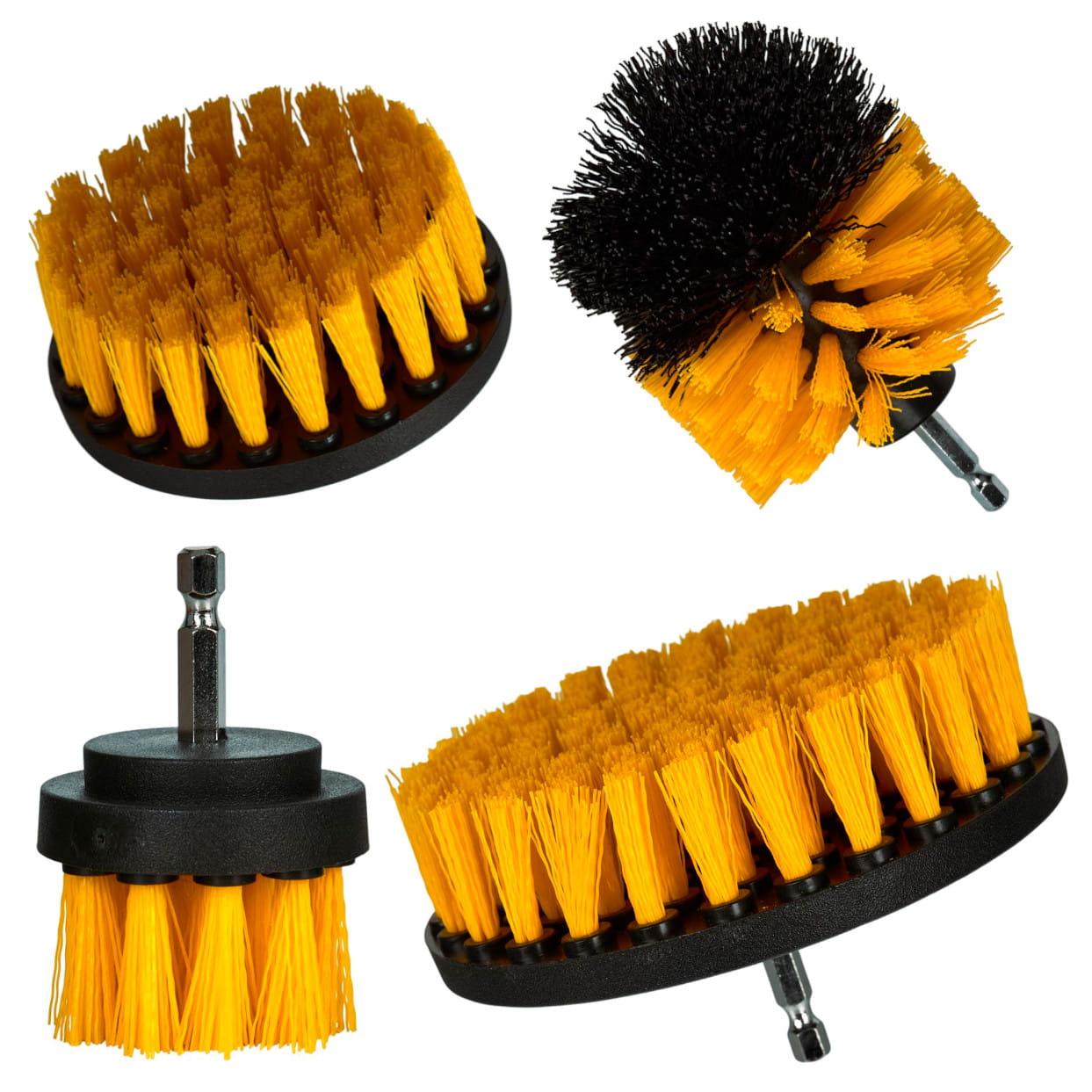 Sada kartáčů na vrtačku - 4 ks KD10995