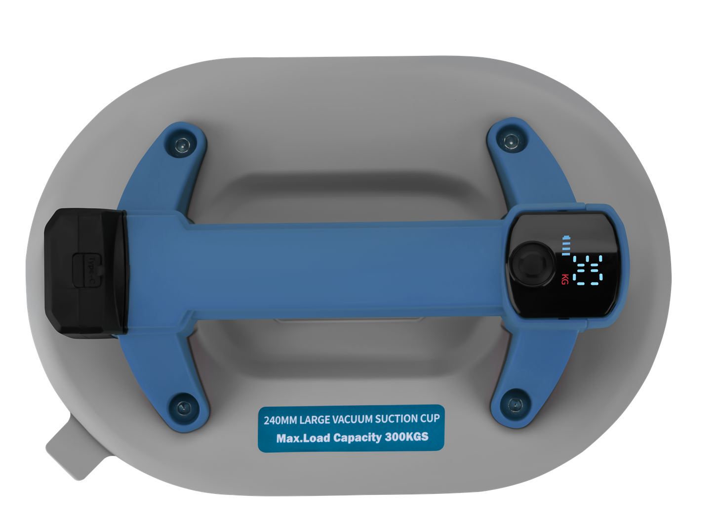 Akumulátorová přísavka 240 mm 300 kg USB-C WDS2692