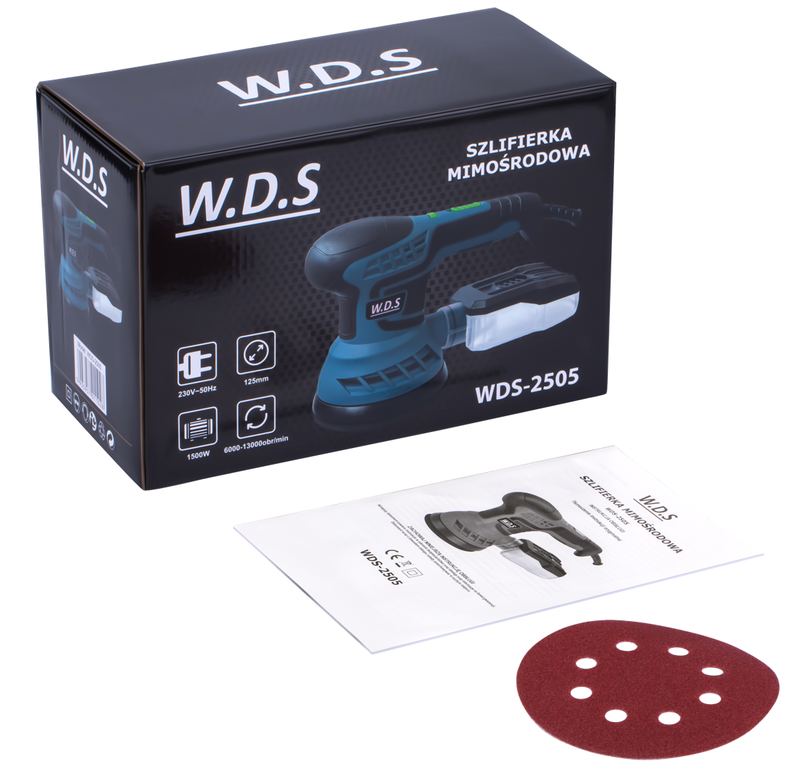 Excentrická bruska 1500W WDS2505