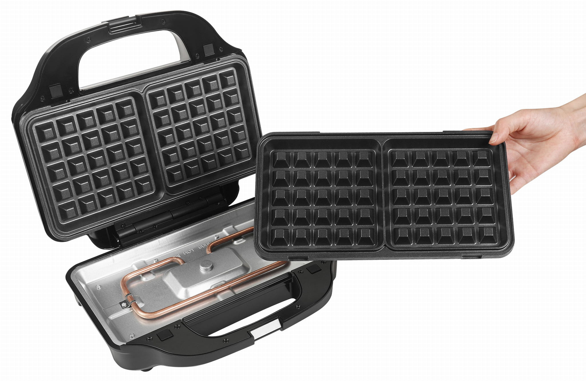 Elektrický toustovač s vyměnitelnými vložkami 1500W KD4133