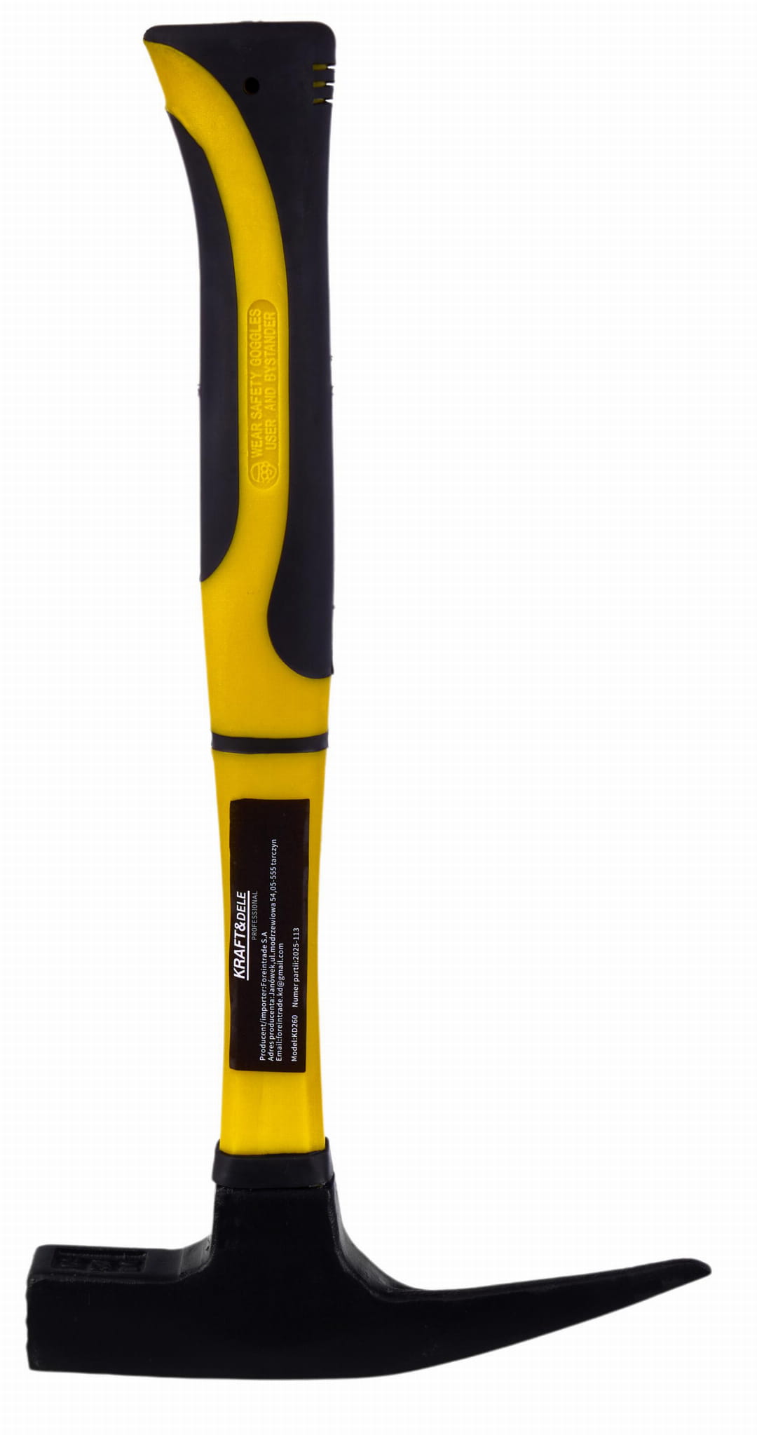 Tesařské kladivo Fiberglass 600g KD260