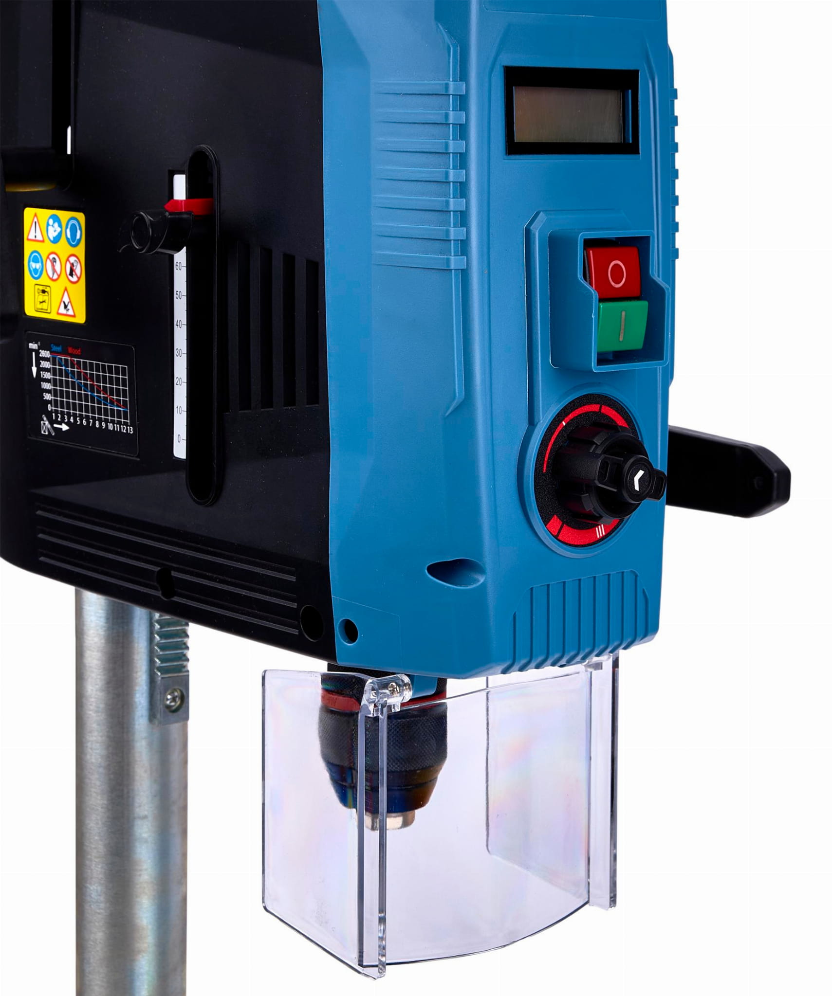 Stojanová vrtačka 2000W 13mm displej WDS2140