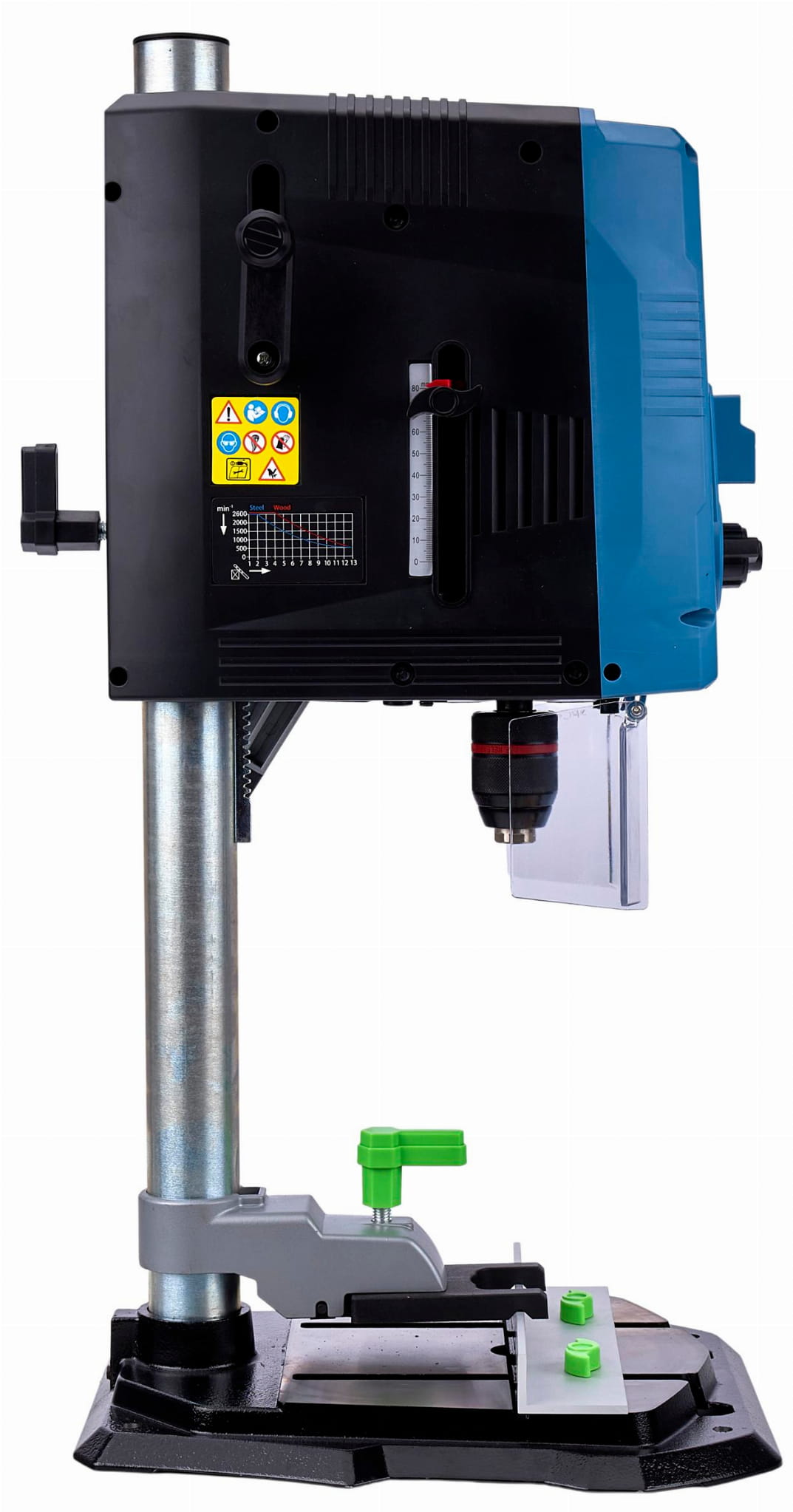 Stojanová vrtačka 2000W 13mm displej WDS2140