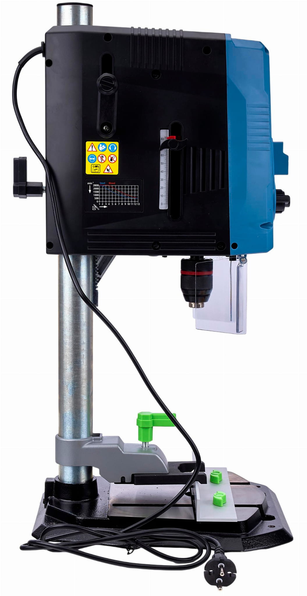 Stojanová vrtačka 2000W 13mm displej WDS2140