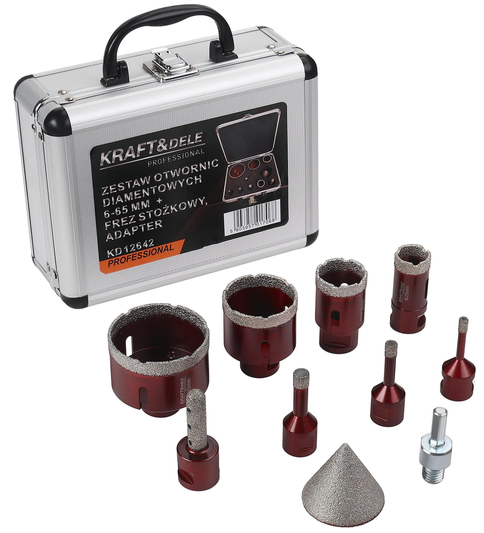 SADA DIAMANTOVÝCH KORUNEK+KUŽELOVÝ VYKRAJOVAČ KD12642