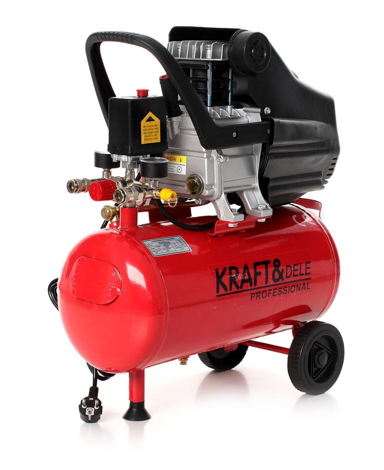 Olejový kompresor 24L KD400 + Sada 8v1 KD400-K3