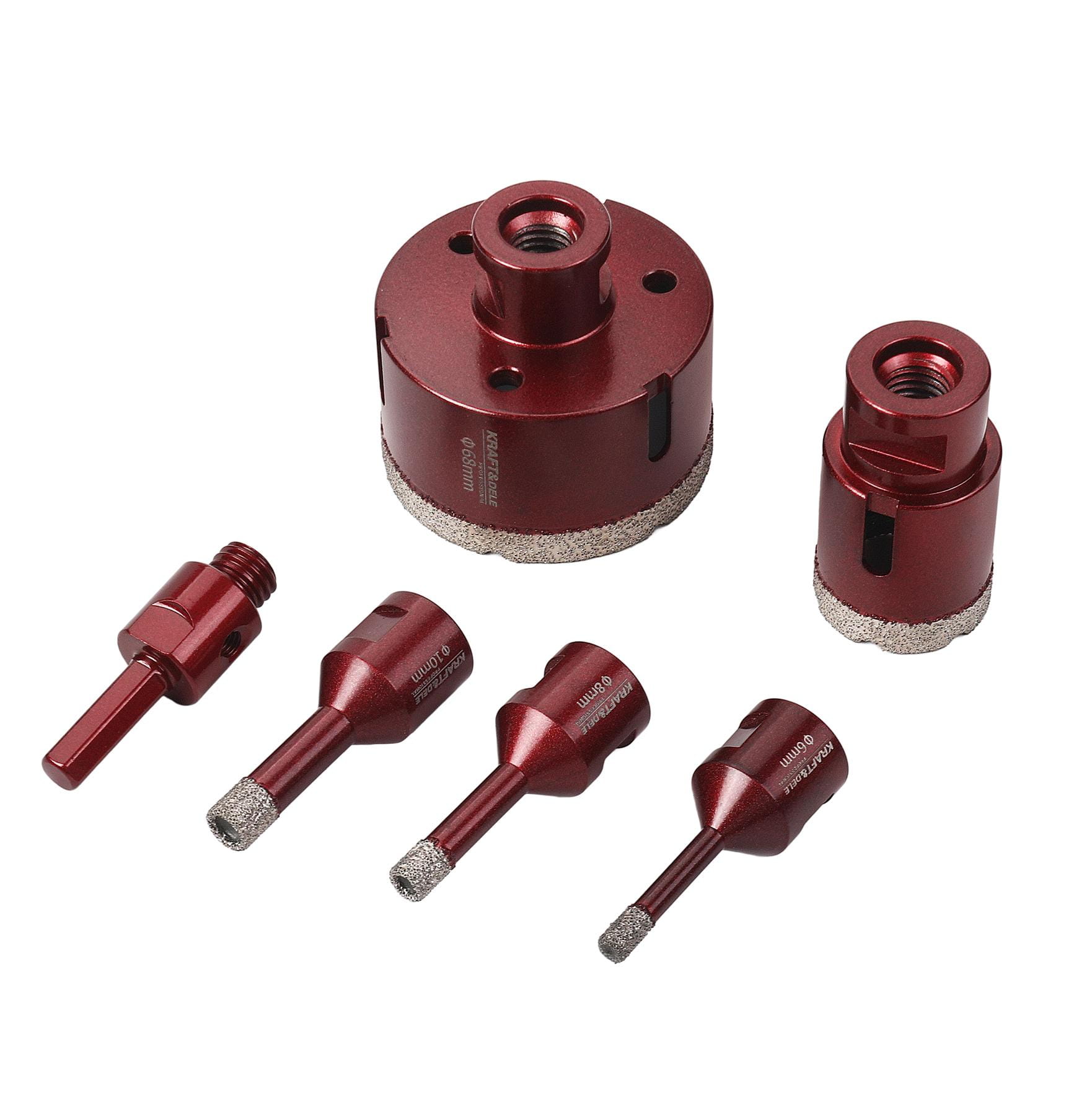 SADA DIAMANTOVÝCH KORUNEK 6 ks, 6–68 mm KD5953