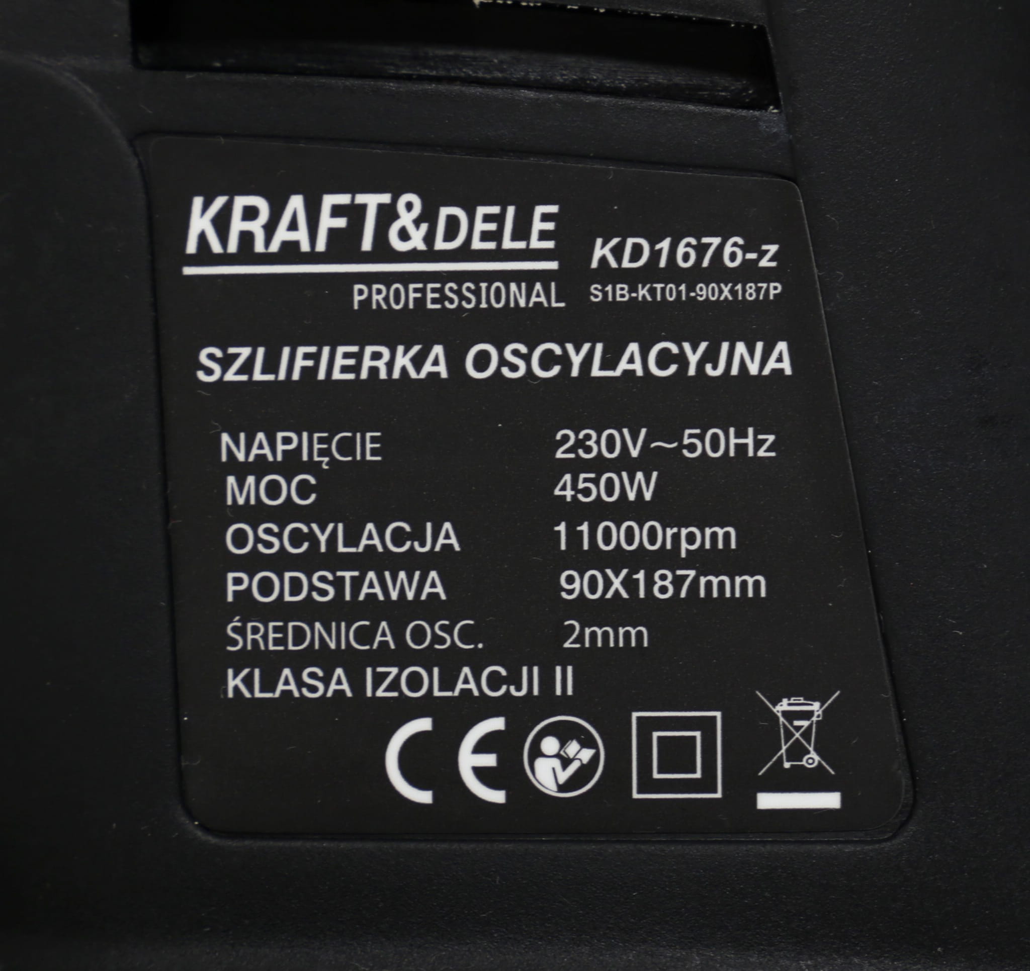 OSCILAČNÍ BRUSKA KD1676-Z