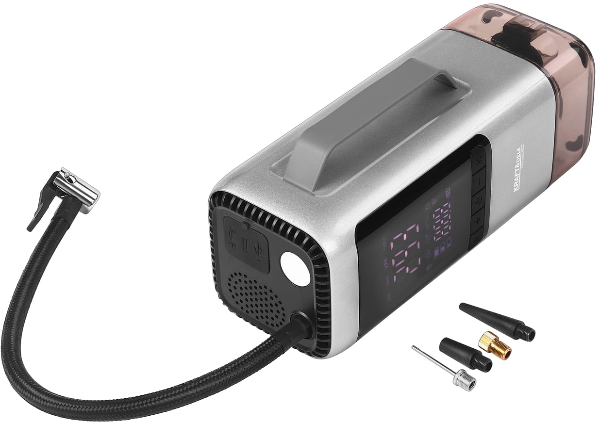 MULTIFUNKČNÍ ZAŘÍZENÍ VYSAVAČ / JUMP-STARTER / PUMPA / FOUKAČ / SVÍTILNA / POWERBANK KD5498