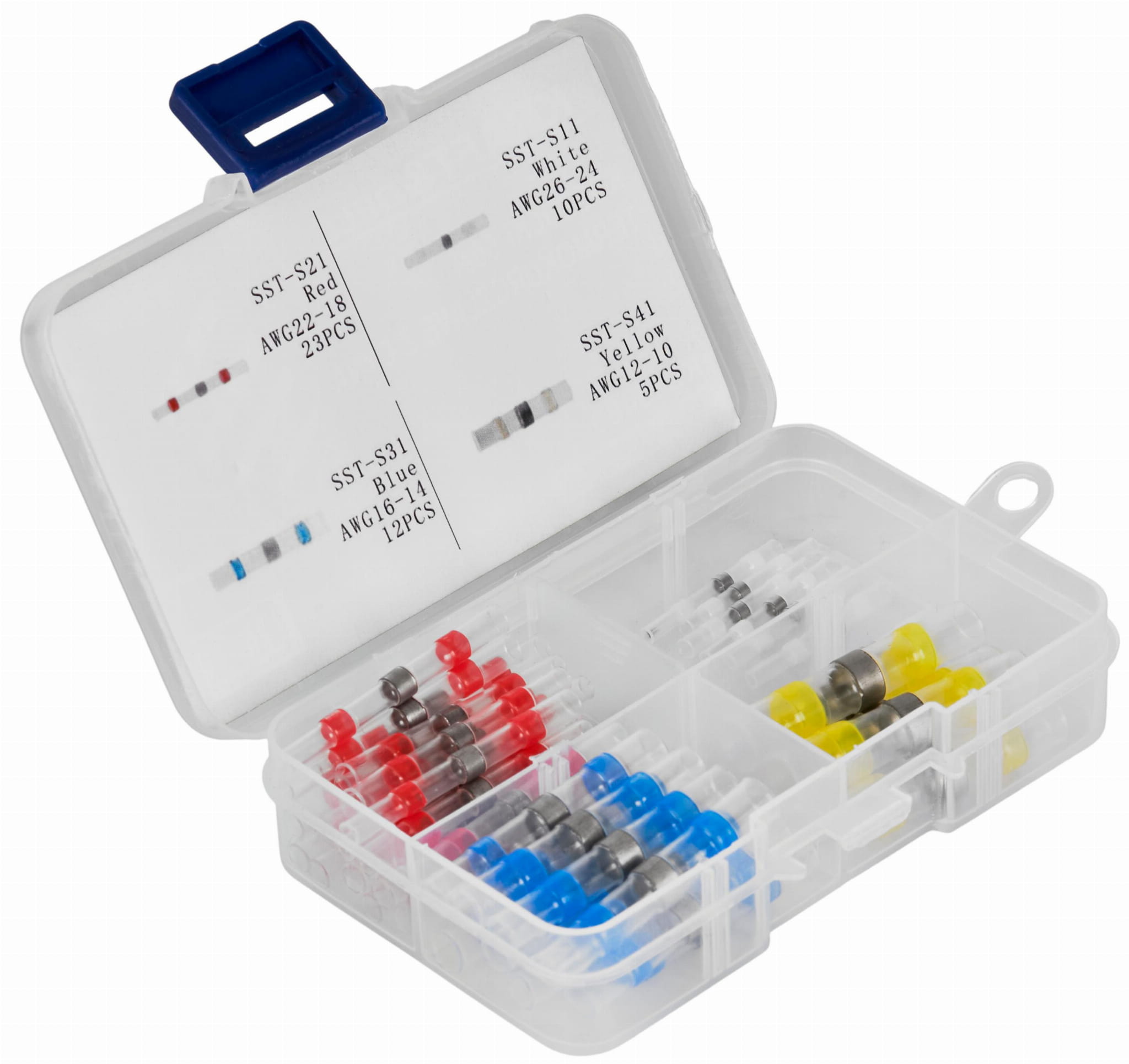 Smršťovací bužírky s cínem 50ks KD10489