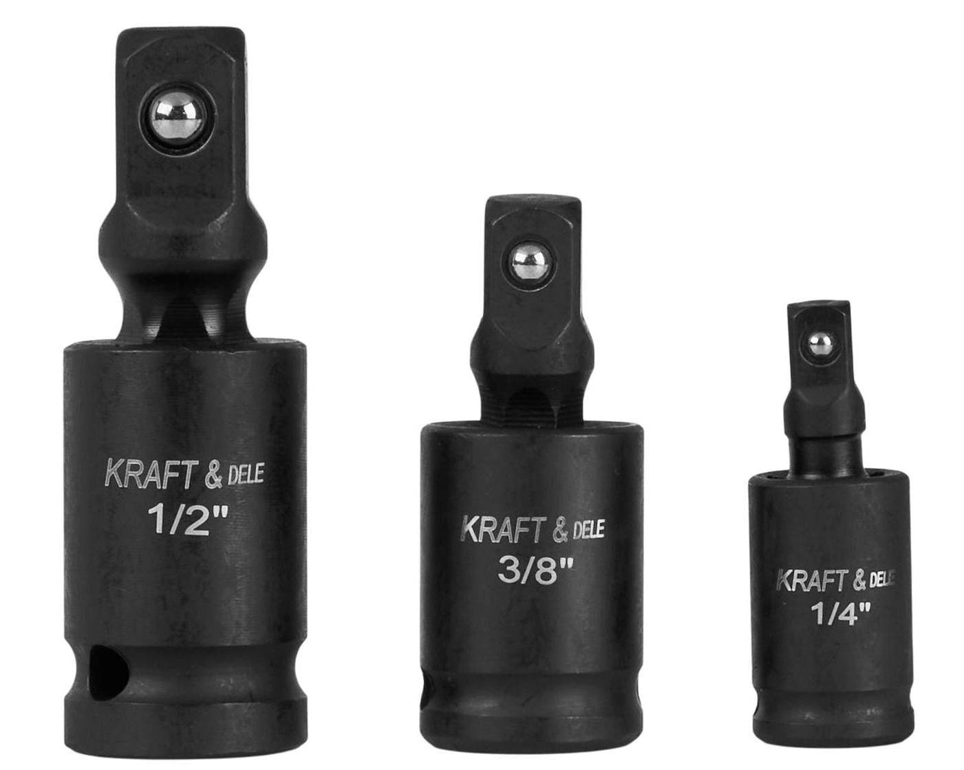 Kulové klouby rázové sada 1/2" 1/4" 3/8" KD10530