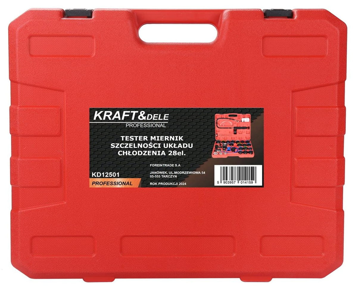 TESTER Měřič těsnosti chladicího systému 28el. KD12501