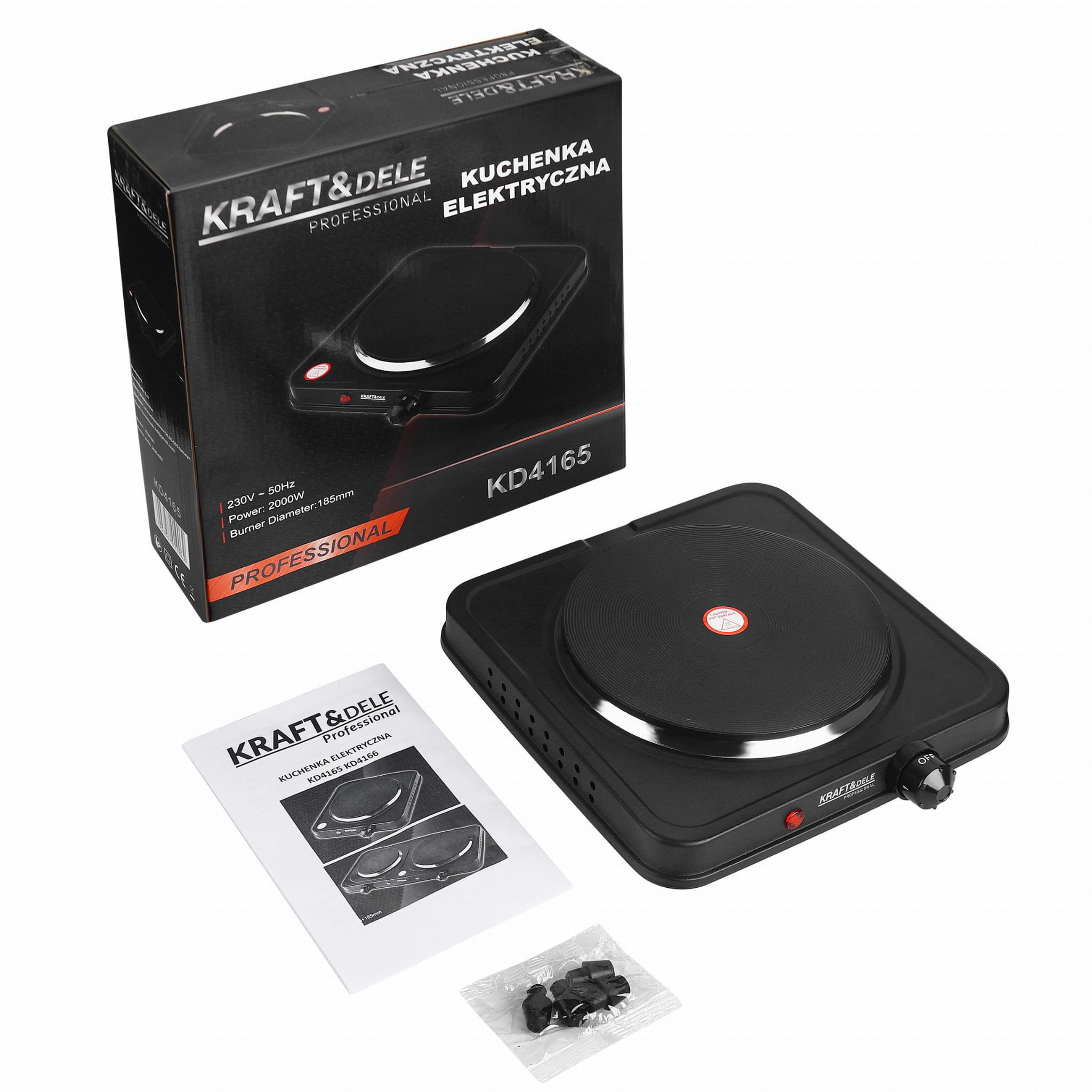 Elektrický vařič 2000W 185mm KD4165