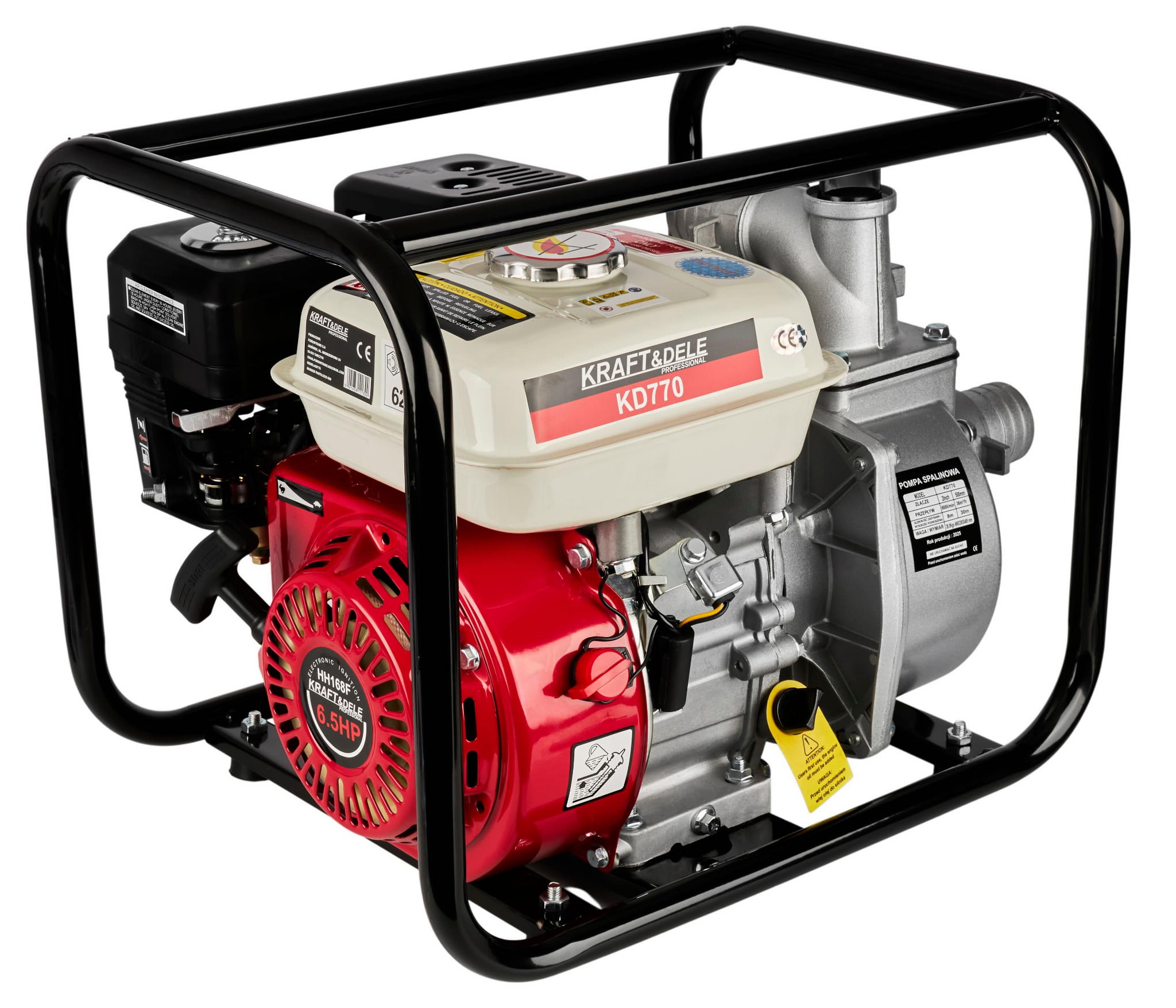 Motorová vodní pumpa 2 palce na vodu 600 l/min KD770